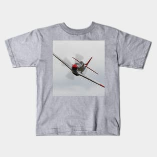 P-51D Mustang Head-On Flyby Kids T-Shirt